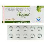 Prasita　プラシタ、ジェネリックエフィエント　Efient、プラスグレル10mg